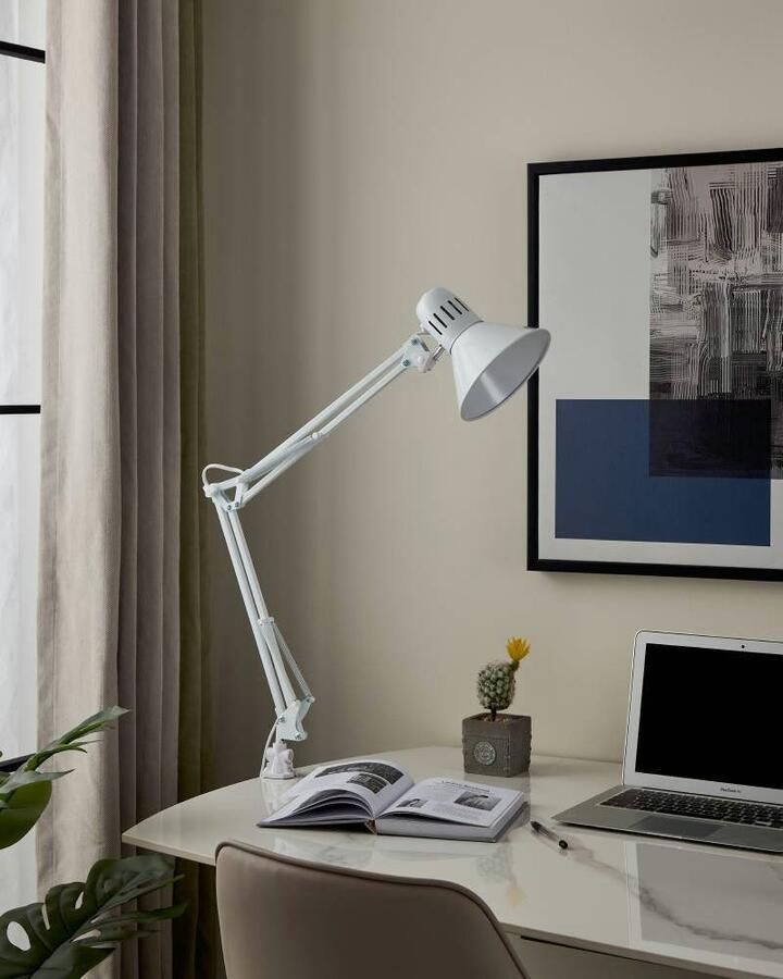 EGLO Tafellamp FIRMO klemlamp excl. lamp E27 met schroefklem - Foto 4