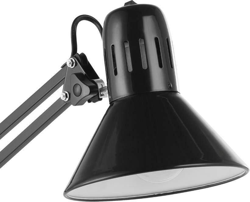 EGLO Tafellamp FIRMO klemlamp excl. lamp E27 met schroefklem Klem lamp vintage industrieel retro bureau lamp E27 fitting - Foto 5