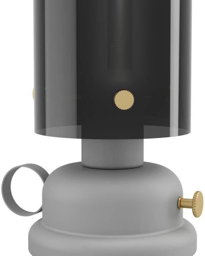 EGLO Tafellamp GARGRAVE Tafellamp woonkamerlamp metaal en rookglas nachttafellamp (1 stuk)