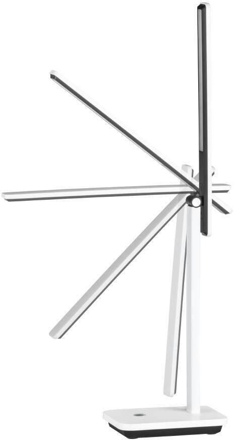 EGLO Tafellamp INIESTA LED Tafellamp Touchsensor dimbaar USB Nachttafellamp touch dimbaar USB-oplaadfunctie wit en zwart (1 stuk) - Foto 9