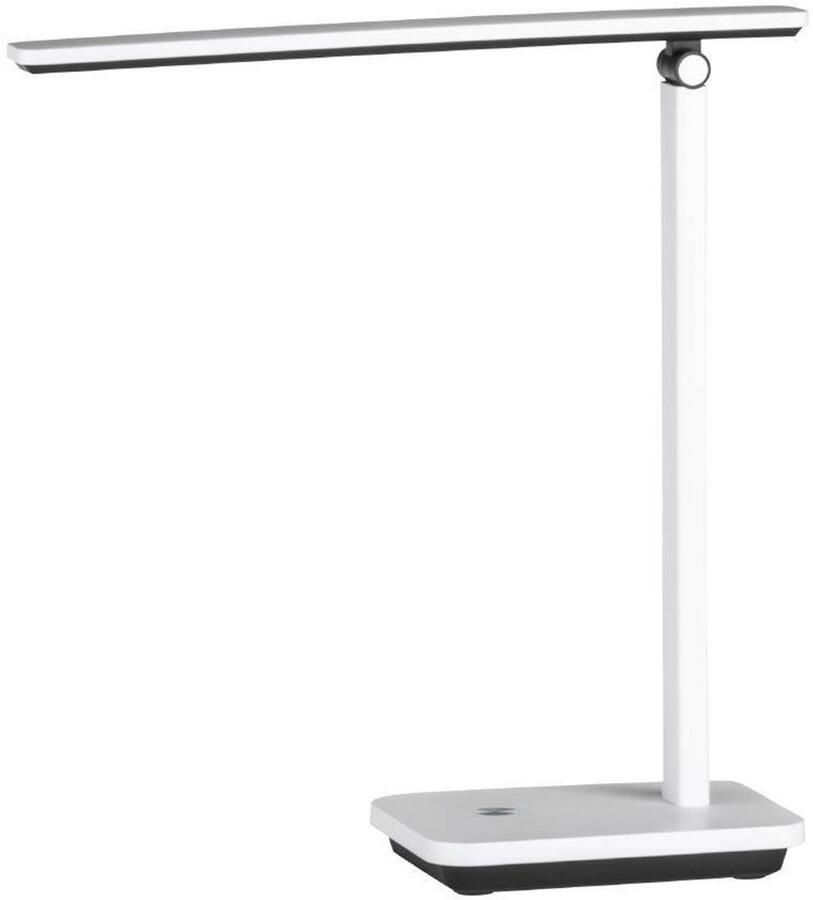 EGLO Tafellamp INIESTA LED Tafellamp Touchsensor dimbaar USB Nachttafellamp touch dimbaar USB-oplaadfunctie wit en zwart (1 stuk) - Foto 2