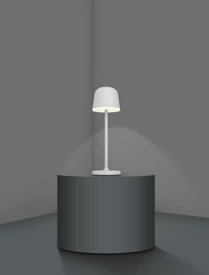 EGLO Tafellamp MANNERA Nachttafellamp touch dimbaar tafellamp in grijs en wit IP54 (1 stuk) - Foto 3