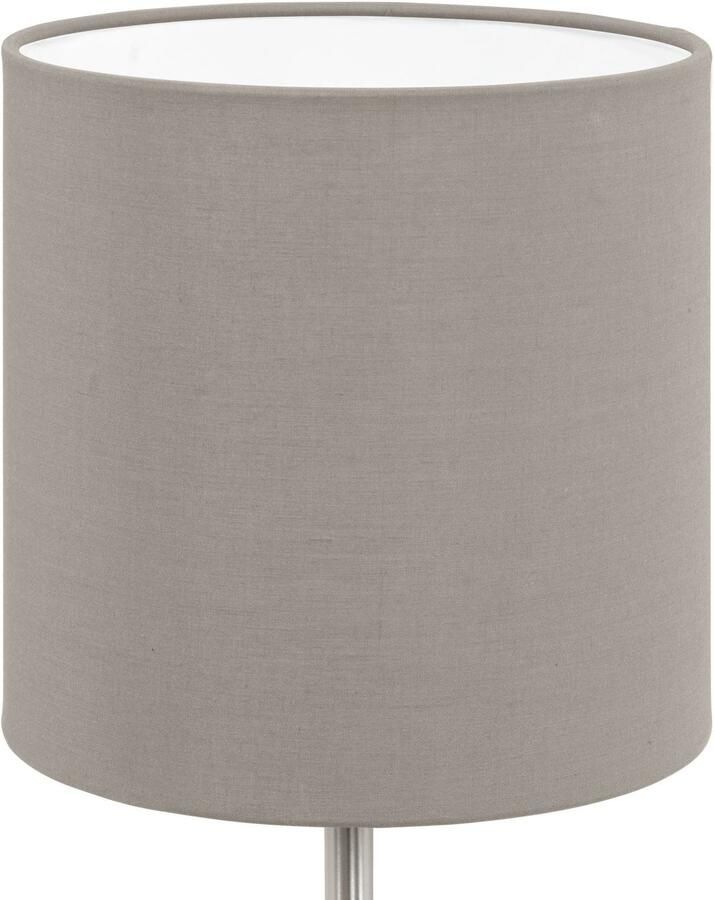 EGLO Pasteri Tafellamp E14 Staal;Textiel Taupe - Foto 2