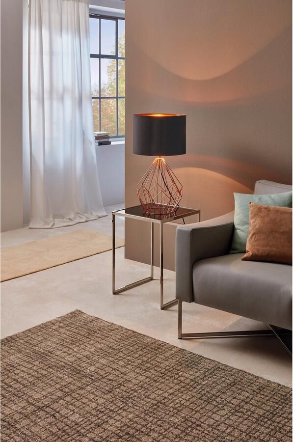 EGLO Pedregal 1 Tafellamp E27 64 5 cm Koper Zwart - Foto 4