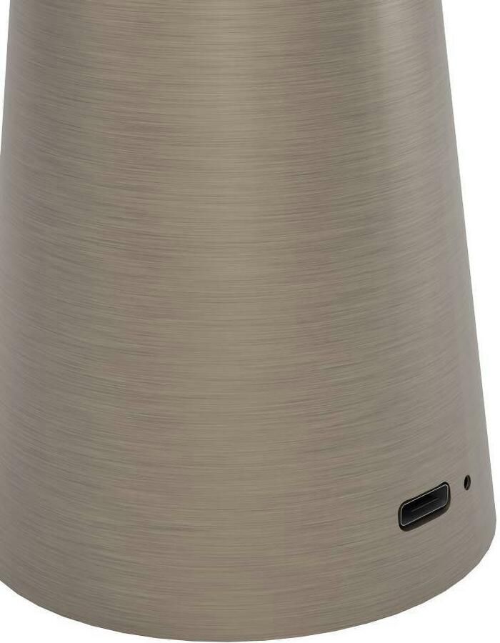 EGLO Tafellamp Piccola dimmbare nachttafellamp metaal in brons lamp voor balkon ip54 (1 stuk) - Foto 3