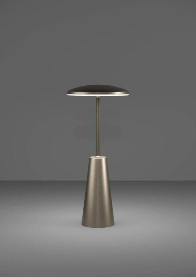 EGLO Tafellamp Piccola dimmbare nachttafellamp metaal in brons lamp voor balkon ip54 (1 stuk) - Foto 4