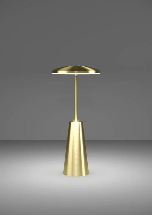 EGLO Tafellamp Piccola dimmbare nachttafellamp metaal in messing lamp voor balkon ip54 (1 stuk) - Foto 7