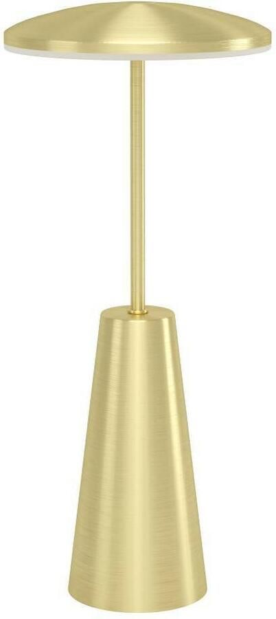 EGLO Tafellamp Piccola dimmbare nachttafellamp metaal in messing lamp voor balkon ip54 (1 stuk) - Foto 5