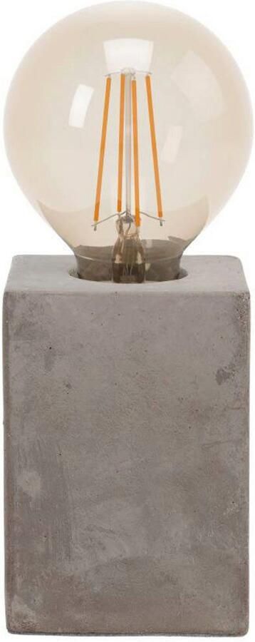 EGLO Tafellamp PRESTWICK tafellamp grijs keramiek betonlook zonder lampenkap - Foto 6