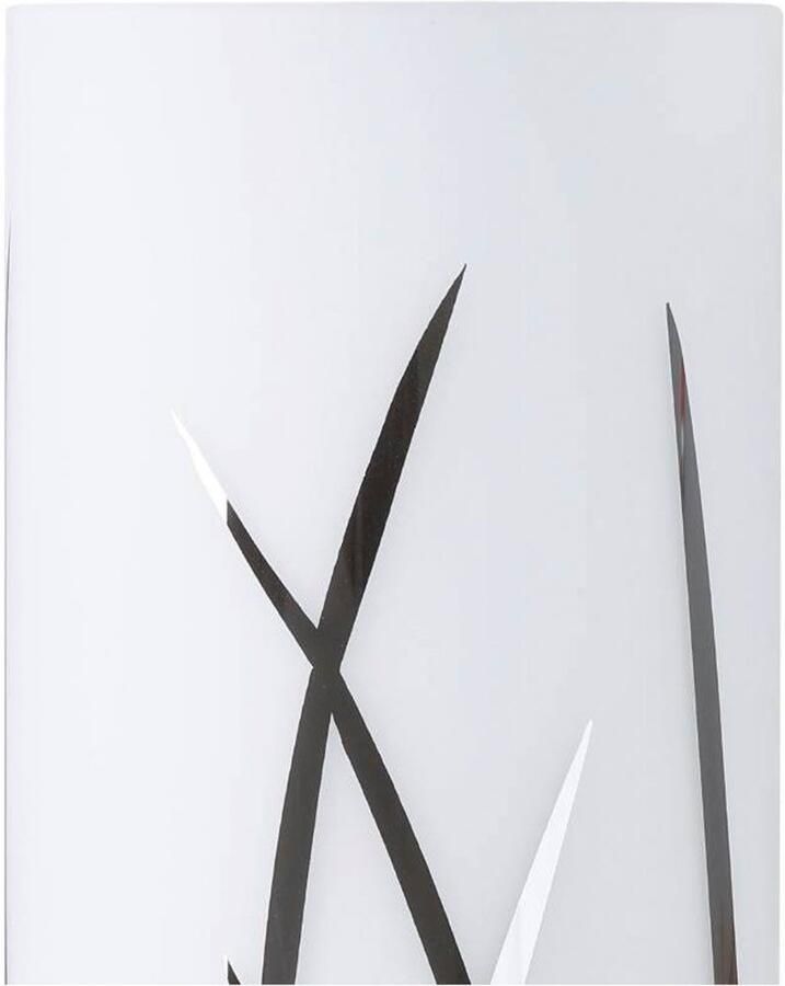 EGLO Tafellamp RIVATO tafellamp nachttafellamp glas met decor wit chroom E27 - Foto 2