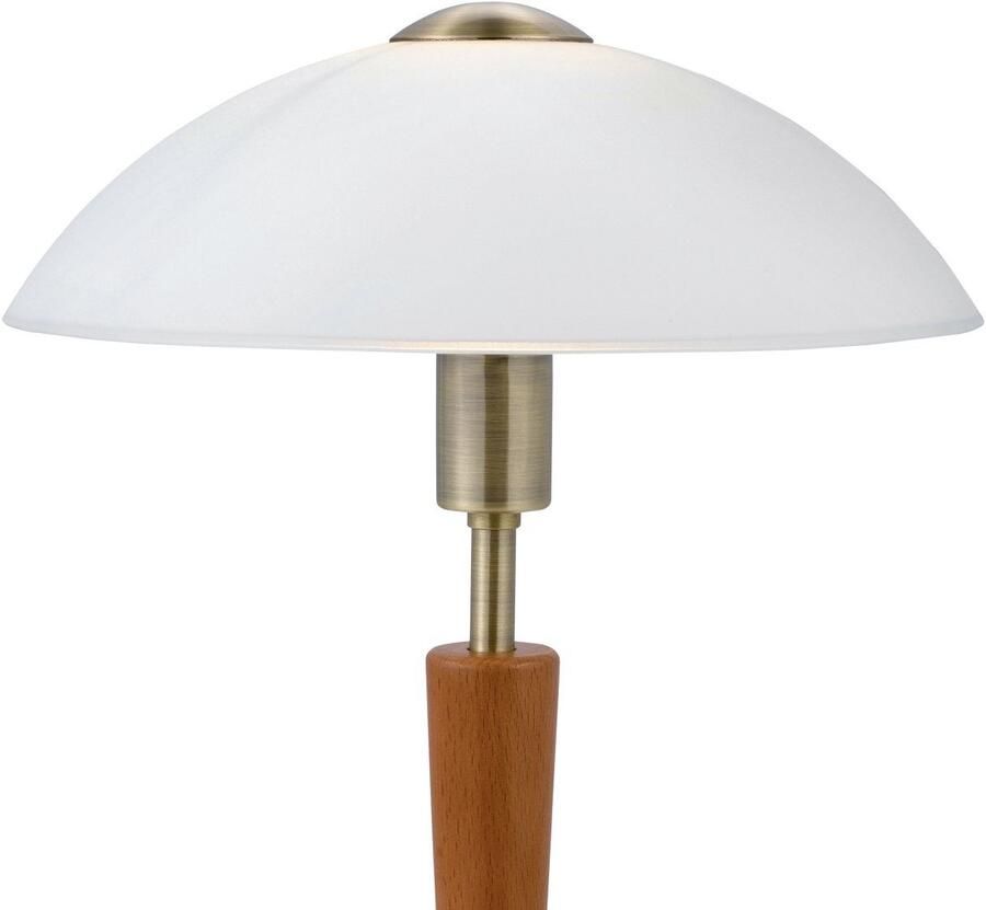 EGLO Solo 1 Tafellamp 1 Lichts- Ø260mm. Brons Noot Wit - Foto 2