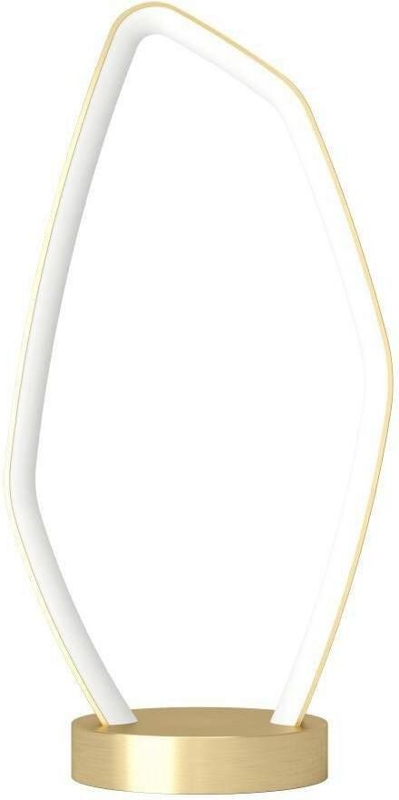 EGLO Tafellamp VALLEROSA Tischlampe Alu Stahl und Kunststoff Esstischlampe Lampe Nachttafellamp tafellamp metaal in geborsteld messing tafellamp (1 stuk) - Foto 5