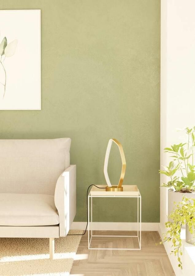 EGLO Tafellamp VALLEROSA Tischlampe Alu Stahl und Kunststoff Esstischlampe Lampe Nachttafellamp tafellamp metaal in geborsteld messing tafellamp (1 stuk) - Foto 3