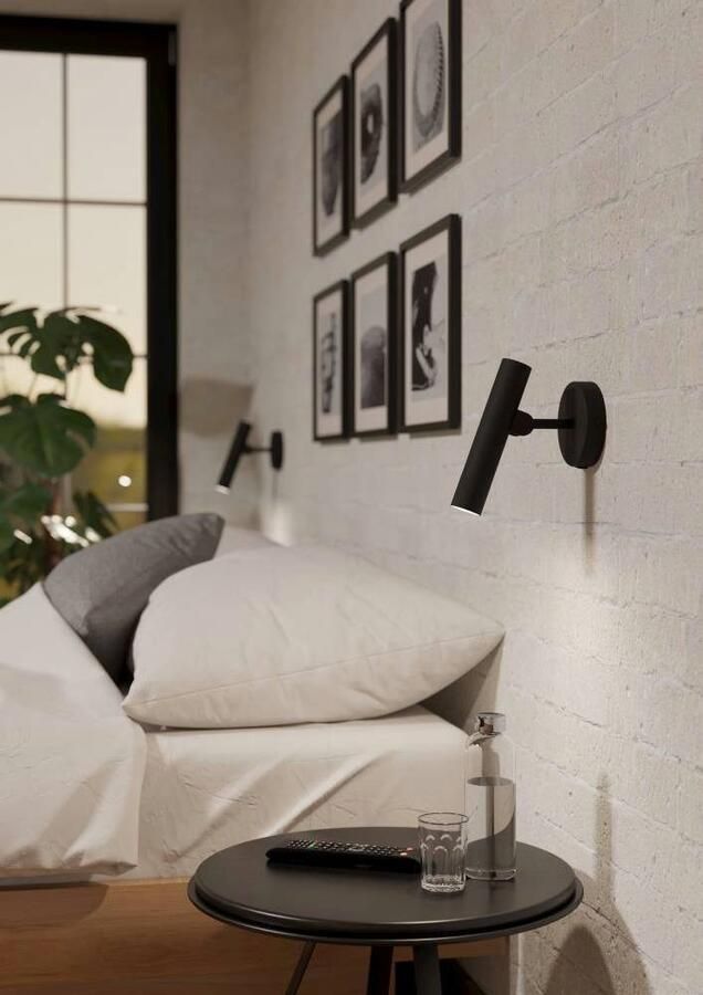 EGLO Wandlamp ALMUDAINA Wandlamp staal IP20 woonkamerlamp hal lamp (1 stuk) - Foto 2