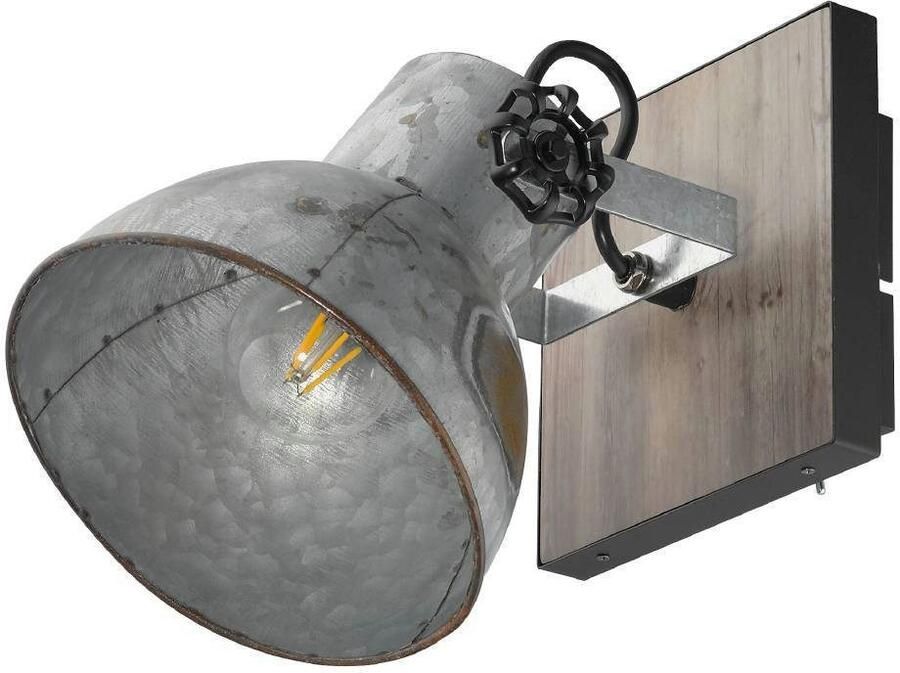 EGLO wandlamp Barnstaple bruin zwart grijs Leen Bakker - Foto 9