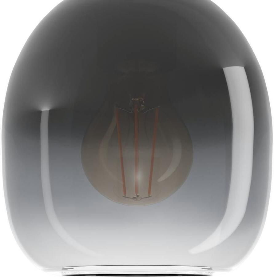 EGLO Wandlamp FILAGO Wandlampe Holz Stahl und Glas E27 Wohnzimmerlampe Lampe Wandlamp voor binnen FSCM70PA ganglamp lamp wand met E27 fitting (1 stuk) - Foto 2