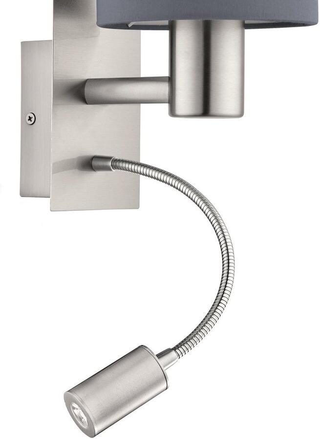 EGLO PASTERI Wandlamp E27 Ø 0.0 cm Nikkelmat - Foto 3