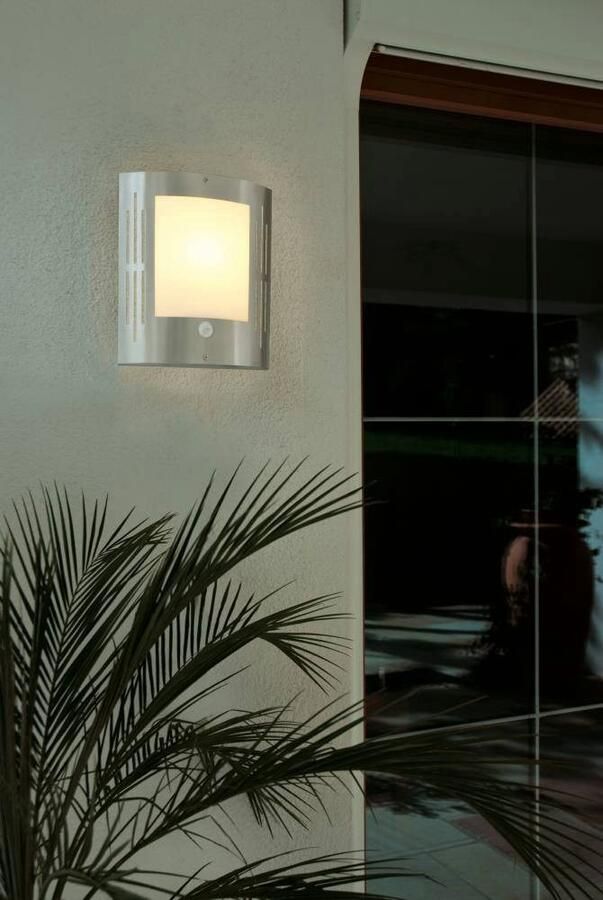 EGLO Wandlamp voor buiten CITY wandlamp buitenverlichting roestvrij staal excl. lichtbron (1 stuk) - Foto 4
