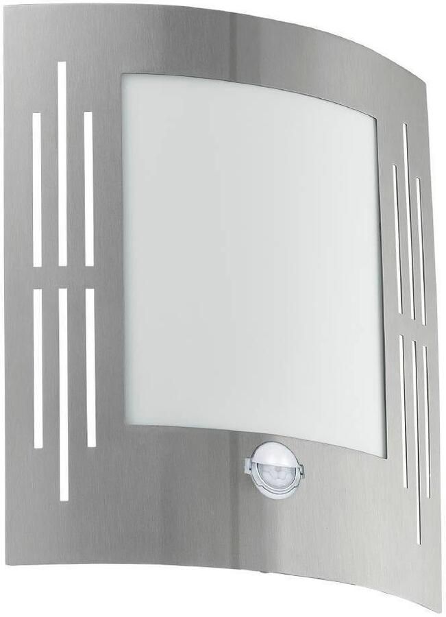 EGLO Wandlamp voor buiten CITY wandlamp buitenverlichting roestvrij staal excl. lichtbron (1 stuk) - Foto 3
