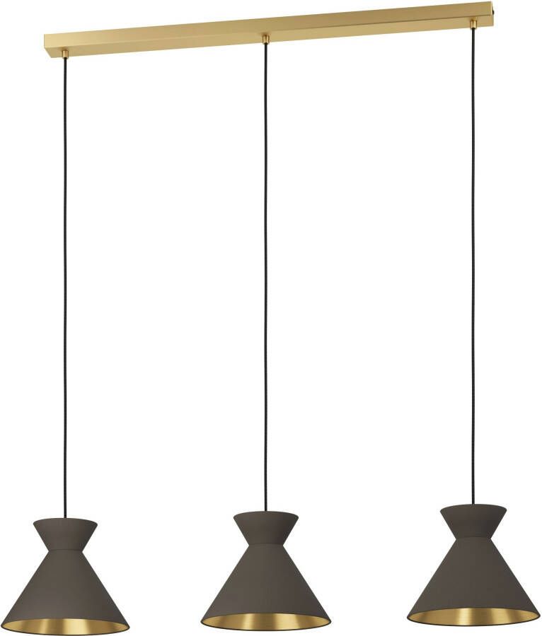 EGLO  Nastasia Hanglamp - E27 - 100 cm - Zwart Cappuccino - Foto 3