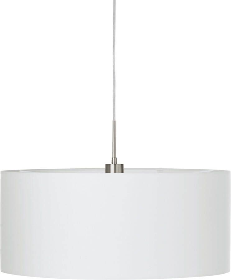 EGLO Hanglamp PASTERI wit ø53 x h110 cm excl. 1x e27 (elk max. 60 w) lamp van stof - Foto 6