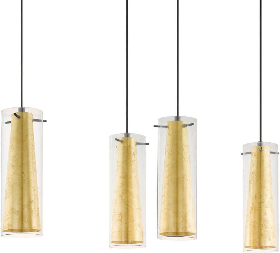 EGLO  Pinto Gold Hanglamp - E27 - 90 5 cm - Zwart Goud - Foto 6