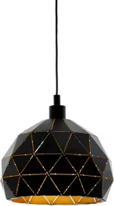 EGLO Roccaforte Hanglamp E27 Ø 40 cm Zwart Goud