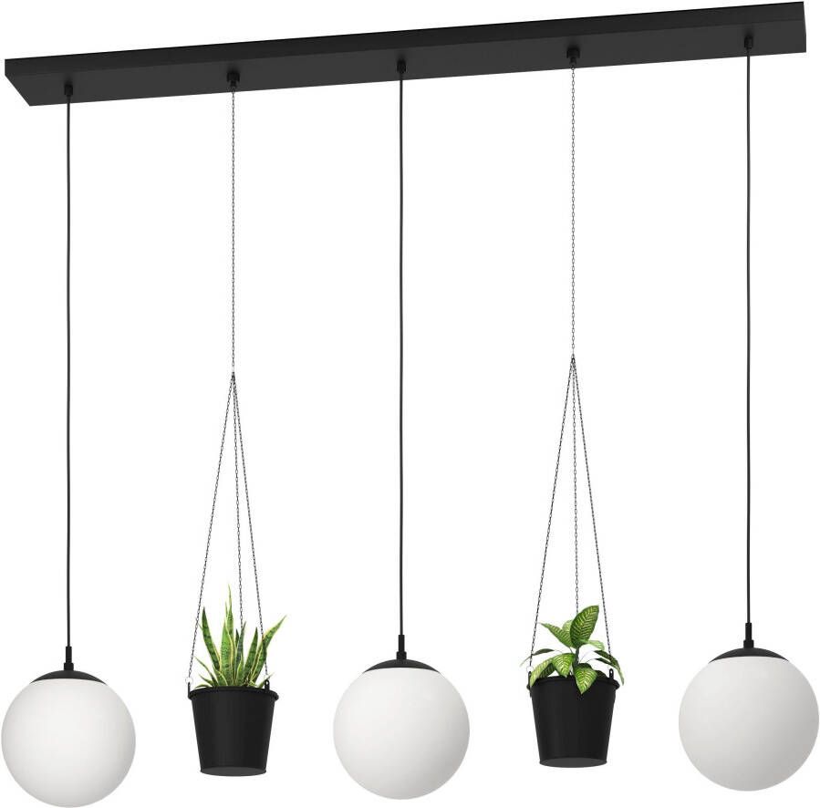 EGLO Rondo 3 Hanglamp E27 121 cm Zwart Wit - Foto 3