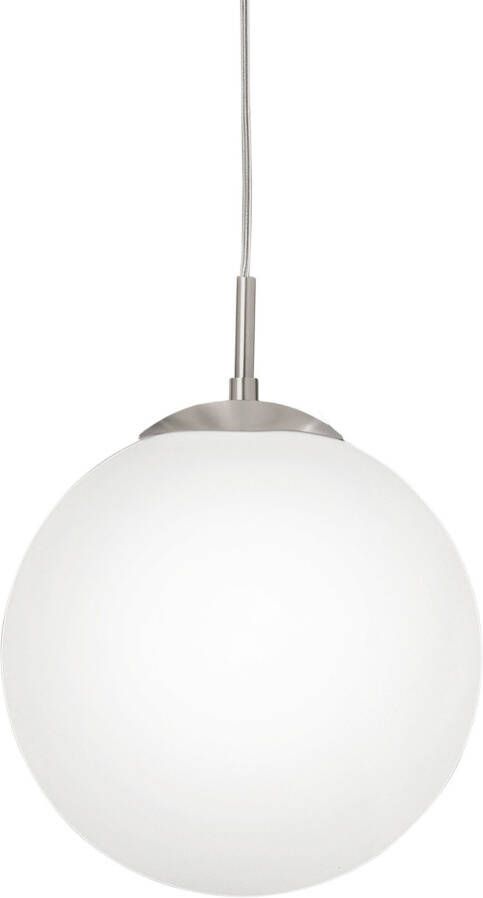 EGLO  Rondo Hanglamp - E27 - Ø 30 cm - Grijs Wit - Foto 6