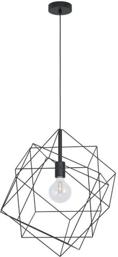 EGLO  Straiton - Hanglamp - E27 - Ø 51 5 cm - Zwart - Foto 2