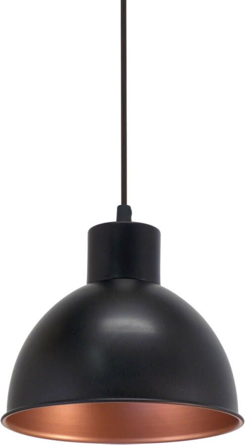 EGLO hanglamp Truro 1 zwart koper Leen Bakker - Foto 7