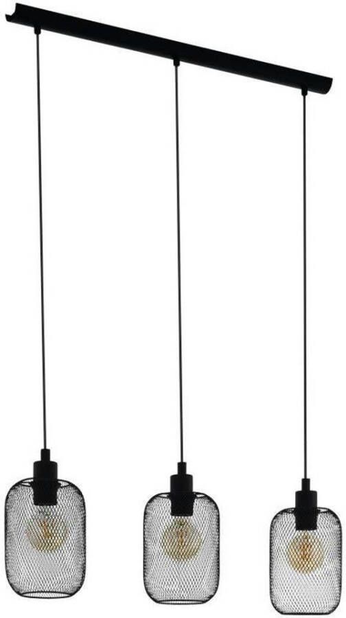 EGLO  Wrington - Hanglamp - E27 - 740 cm - Zwart - Foto 2