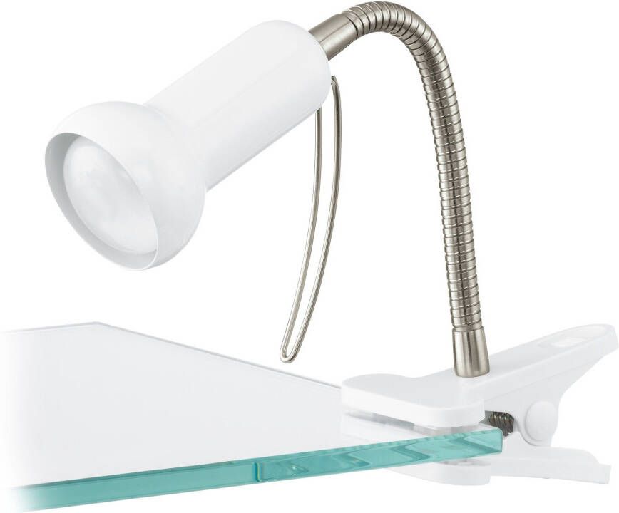 EGLO Klemlamp FABIO klemspot excl. lamp E14 met klem kantoor Klem lamp leeslamp schakelaar flexibele lampen hals hoogte: 30cm - Foto 7