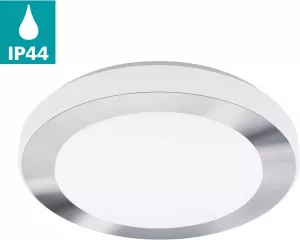 EGLO Led Carpi Plafondlamp LED Ø 38 5 cm Grijs Wit