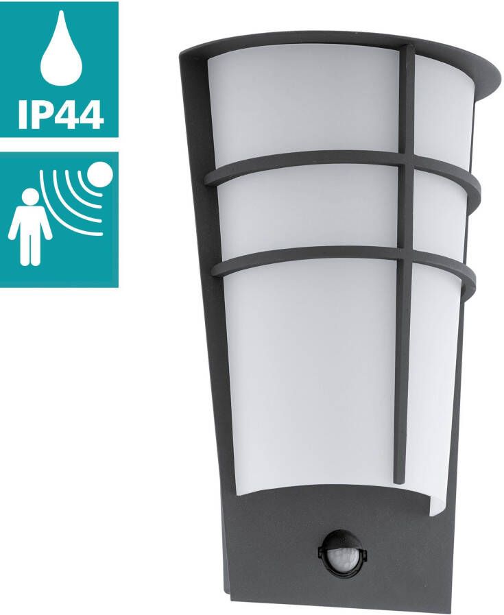 EGLO Led wandlamp voor buiten BREGANZO1 Hoekmontage mogelijk LED verwisselbaar