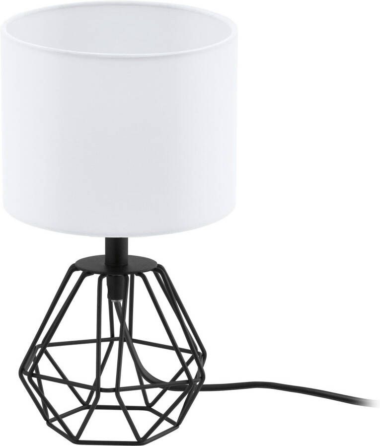 EGLO tafellamp Carlton 2 zwart wit Ø16 cm Leen Bakker - Foto 5