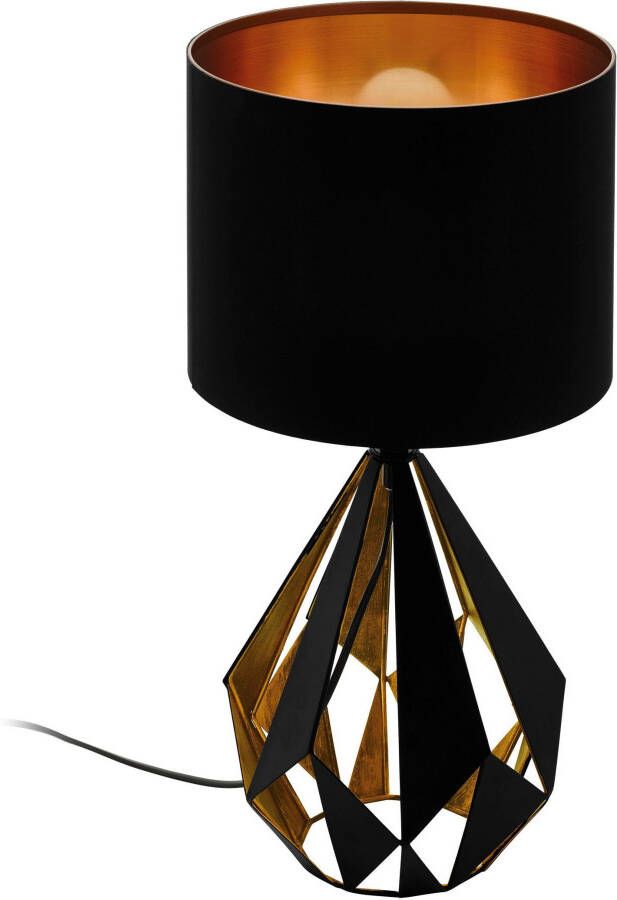 EGLO tafellamp Carlton 5 zwart koper Leen Bakker - Foto 4