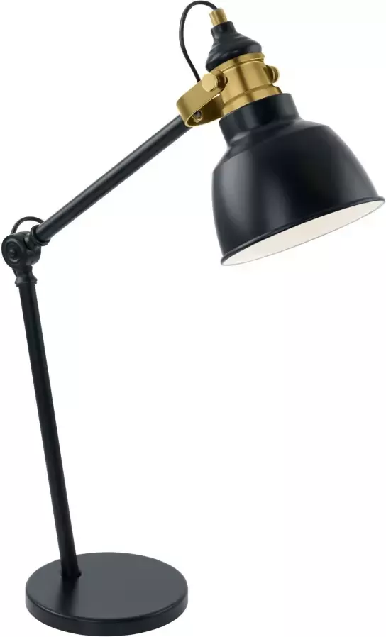 EGLO THORNFORD Tafellamp E27 40.5 cm Zwart Goud - Foto 1