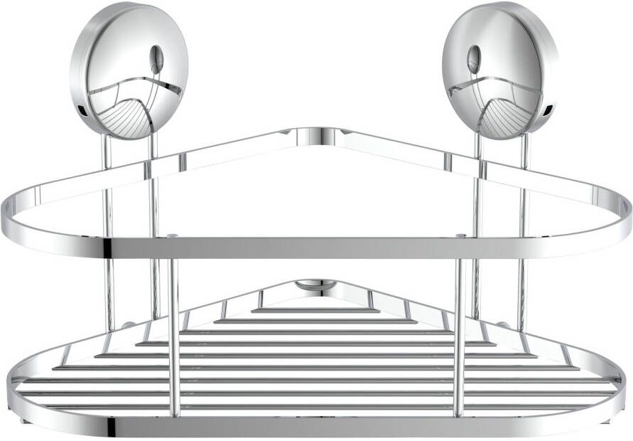 Eisl Doucherekje plakken of boren roestvrij edelstaal hoekrek voor shampoo & zo