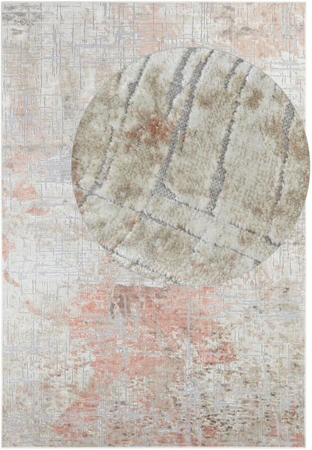 ELLE DECORATION Design-vloerkleed Chameis Viscose vintage-look zijde look woonkamer slaapkamer vloerkleed - Foto 4