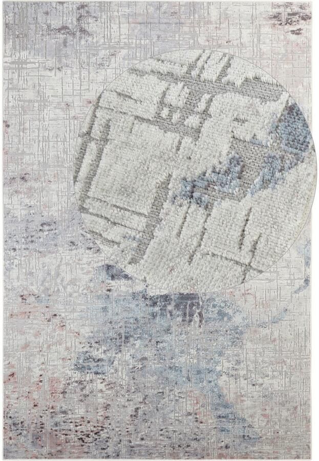 ELLE DECORATION Design-vloerkleed Chameis Viscose vintage-look zijde look woonkamer slaapkamer vloerkleed - Foto 3