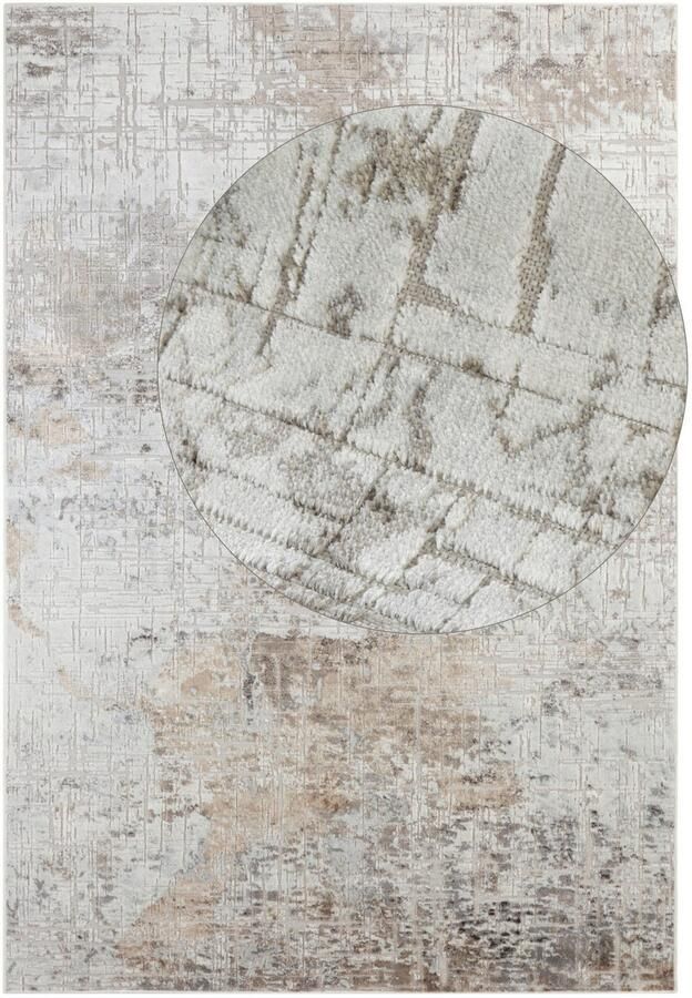 ELLE DECORATION Design-vloerkleed Chameis Viscose vintage-look zijde look woonkamer slaapkamer vloerkleed - Foto 3