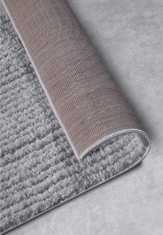 ELLE DECORATION Design-vloerkleed Chappe Shaggy loper pluizig zacht hoogpolig modern hoog-laag effect - Foto 3