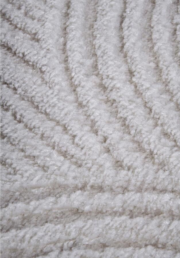 ELLE DECORATION Design-vloerkleed Chappe Shaggy loper pluizig zacht hoogpolig modern hoog-laag effect - Foto 5