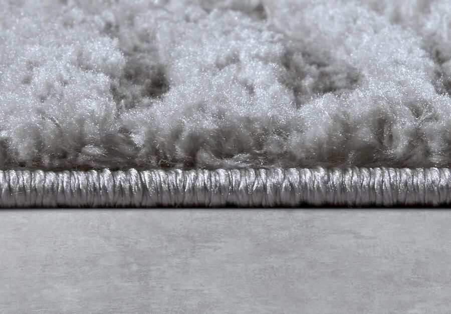 ELLE DECORATION Design-vloerkleed Chappe Shaggy loper pluizig zacht hoogpolig modern hoog-laag effect - Foto 4