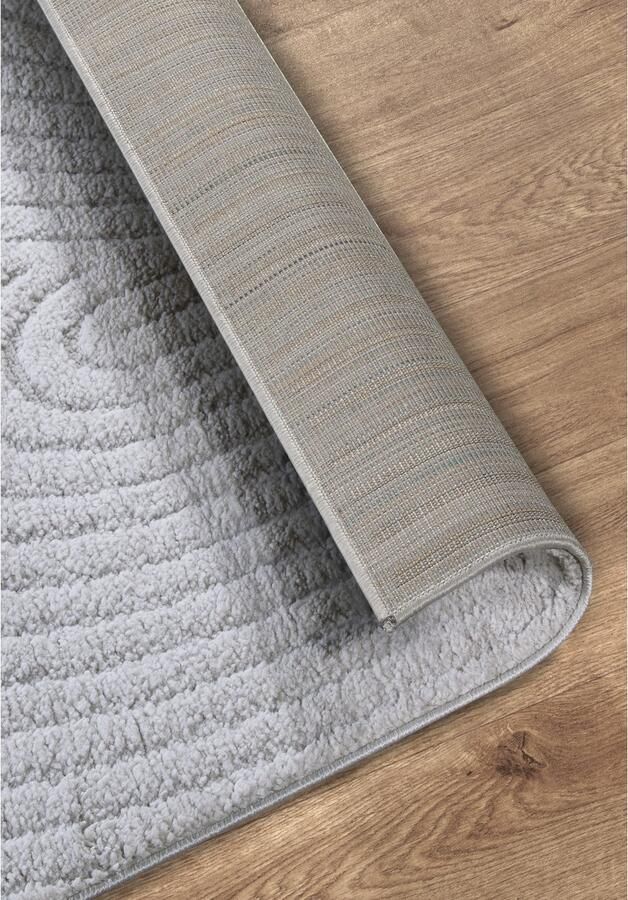 ELLE DECORATION Design-vloerkleed Cosy Panglao ook als rond tapijt verkrijgbaar uni laagpolig hoog-laag structuur modern scandi boho woonkamer - Foto 4