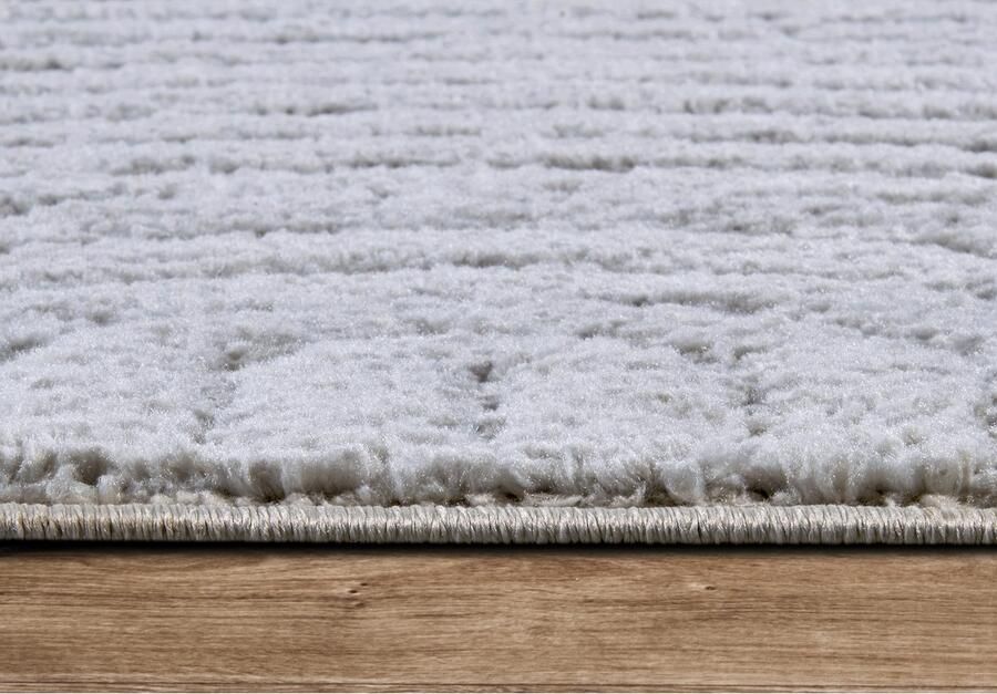 ELLE DECORATION Design-vloerkleed Cosy Panglao ook als rond tapijt verkrijgbaar uni laagpolig hoog-laag structuur modern scandi boho woonkamer - Foto 7