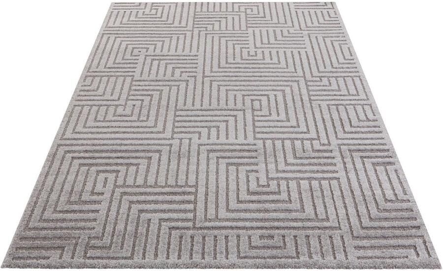 ELLE DECORATION Design-vloerkleed Manipu Zachte korte pool reliëfeffect modern zacht woonkamer - Foto 5