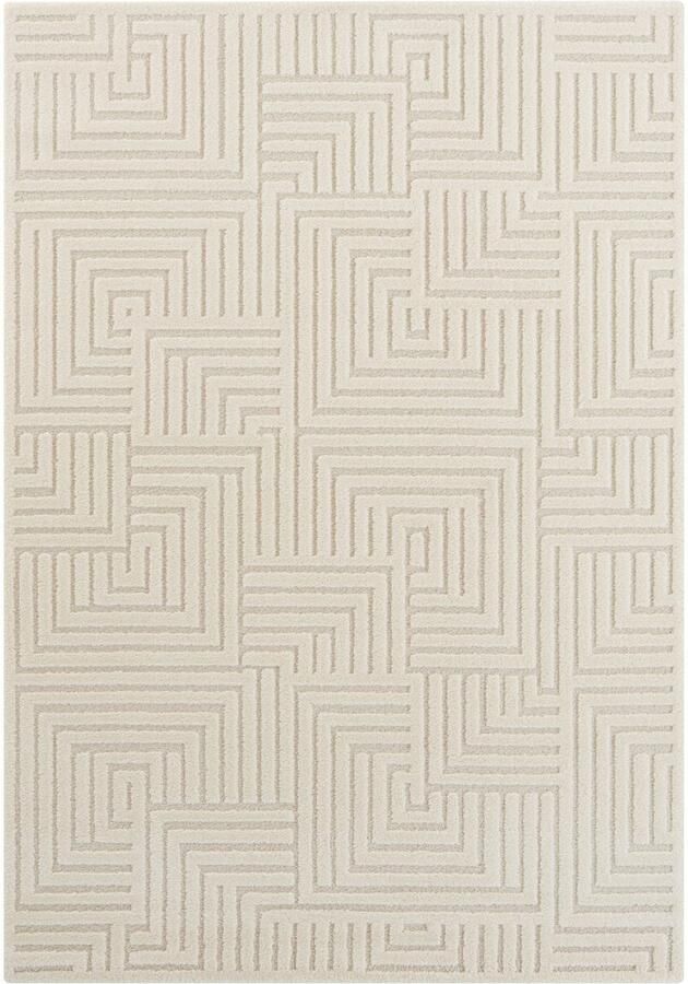 ELLE DECORATION Design-vloerkleed Manipu Zachte korte pool reliëfeffect modern zacht woonkamer - Foto 3