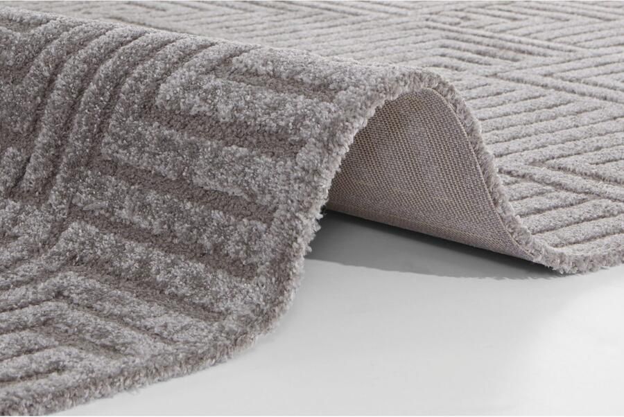 ELLE DECORATION Design-vloerkleed Manipu Zachte korte pool reliëfeffect modern zacht woonkamer - Foto 6